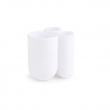 Toothbrush Holder / Pen cup, TOUCH, 10 x 8 x H 10 cm, Umbra, vit Toothbrush Holder / Pen cup, TOUCH, 10 x 8 x H 10 cm, Umbra, vit