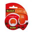 Tape with holder, SCOTCH CRYSTAL, 1,2 cm x 10 m, Clear Tape with holder, SCOTCH CRYSTAL, 1,2 cm x 10 m, Clear