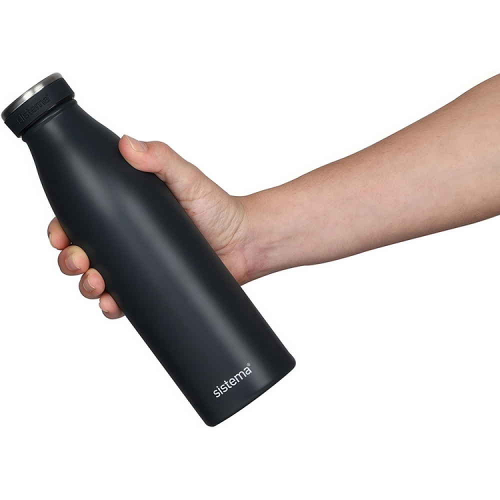 Bottle for cold or warm liquid, HYDRATE STAINLESS STEEL, 500ml in the group Storage / Kitchen storage / Food containers / Metal lunch boxes at SmartaSaker.se (42951)