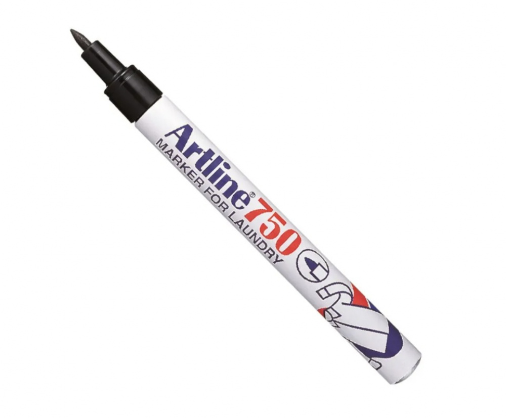 Textile Marker Pen, ARTLINE LAUNDRY MARKER, 0,7 mm, Black Marker in the group Storage / Office supplies at SmartaSaker.se (42952)