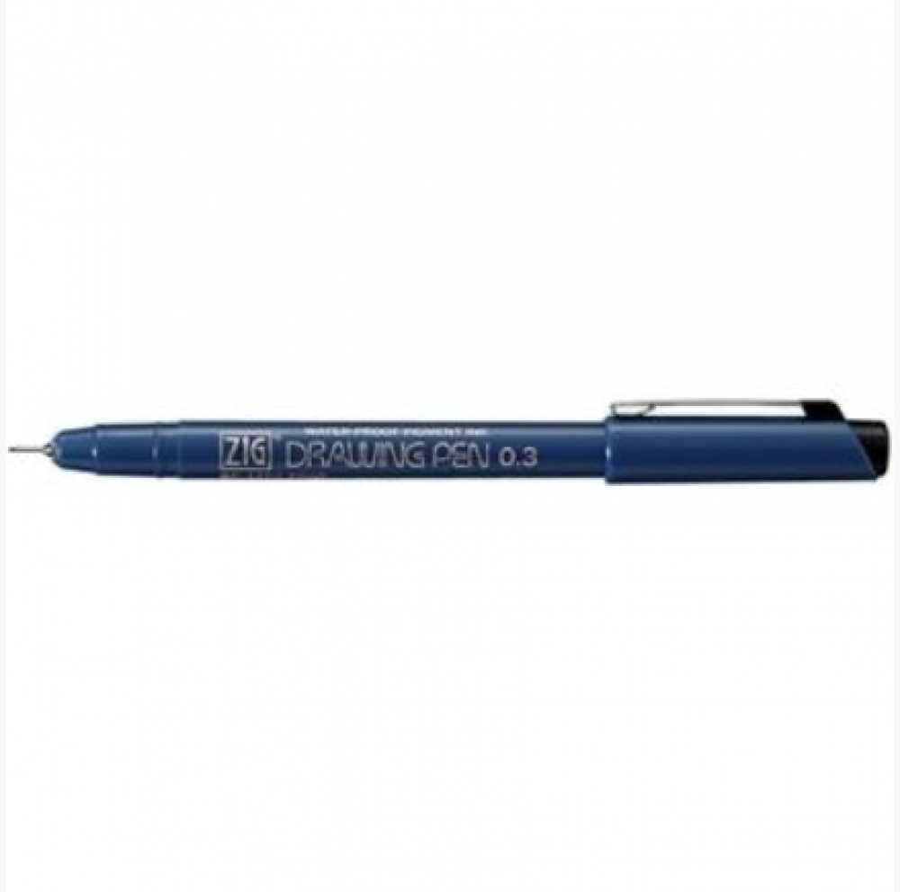 Drawer Pen Fineliner ZIG KUREATAKE 0,3 mm, black in the group Storage / Office supplies at SmartaSaker.se (42954)