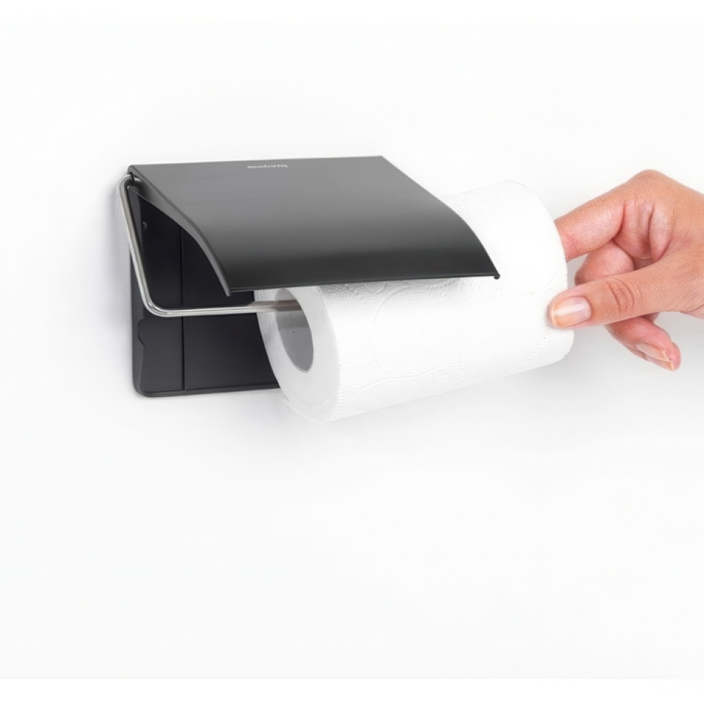 Toilet Roll Holder, Self-adhesive / Wall Mount, BRABANTIA RENEW in the group Storage / Bathroom storage at SmartaSaker.se (42961)