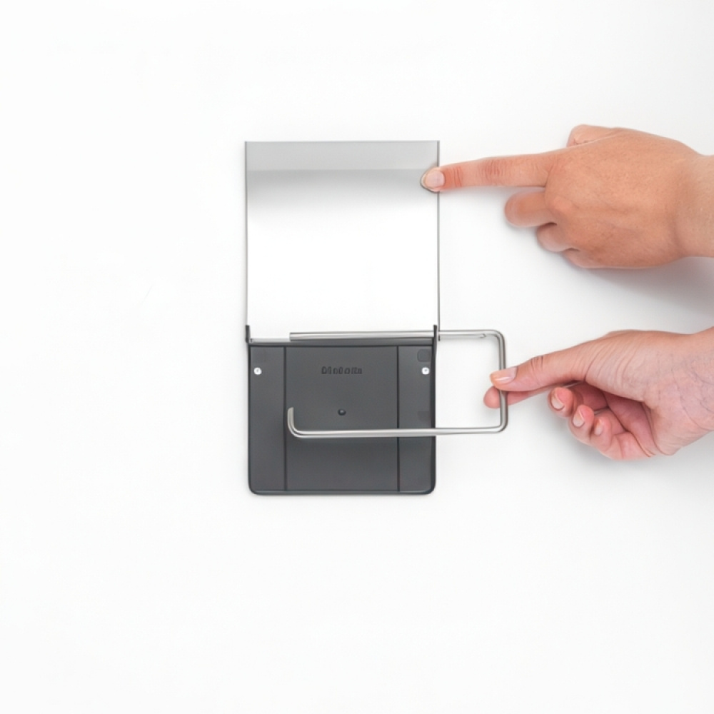 Toilet Roll Holder, Self-adhesive / Wall Mount, BRABANTIA RENEW in the group Storage / Bathroom storage at SmartaSaker.se (42961)