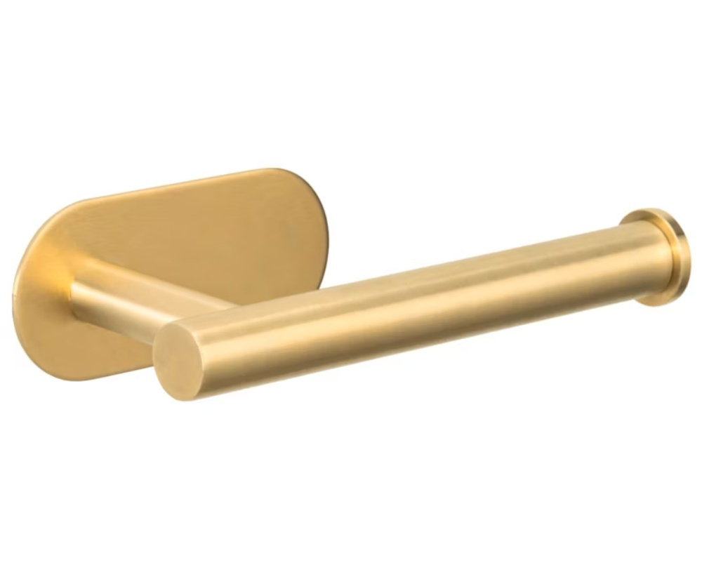 Self-adhesive toilet paper holder, OREA TURBO-LOC, Gold in the group Storage / Bathroom storage at SmartaSaker.se (42965)