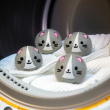 Drying balls in wool for the dryer, Set of 4, CAT DRYER BUDDIES, Ø 7 cm, Grey Drying balls in wool for the dryer, Set of 4, CAT DRYER BUDDIES, Ø 7 cm, Grey