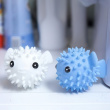 Drying balls for the dryer, PUFFER FISH DRYER BUDDIES, 2 pieces, Blue / White