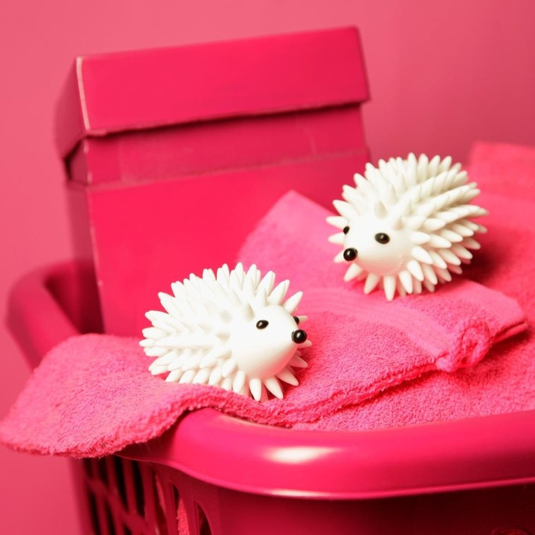 Drying balls for the dryer, Set of 2, HEDGEHOG DRYER, White in the group Storage / Laundry and care at SmartaSaker.se (42969)