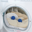 Drying balls for the dryer, Set of 2, SFERE PER ASCIUGATRICE, Ø 7 cm, Blue