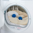 Drying balls for the dryer, Set of 2, SFERE PER ASCIUGATRICE, Ø 7 cm, Blue