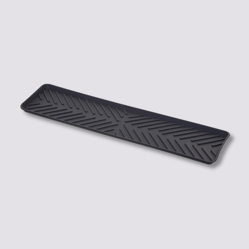 Drain tray , SLIM DRAINING MAT, 40,5 x 10,5 cm, Dark Grey in the group Storage / Kitchen storage / Dish racks and sink accessories at SmartaSaker.se (42977)
