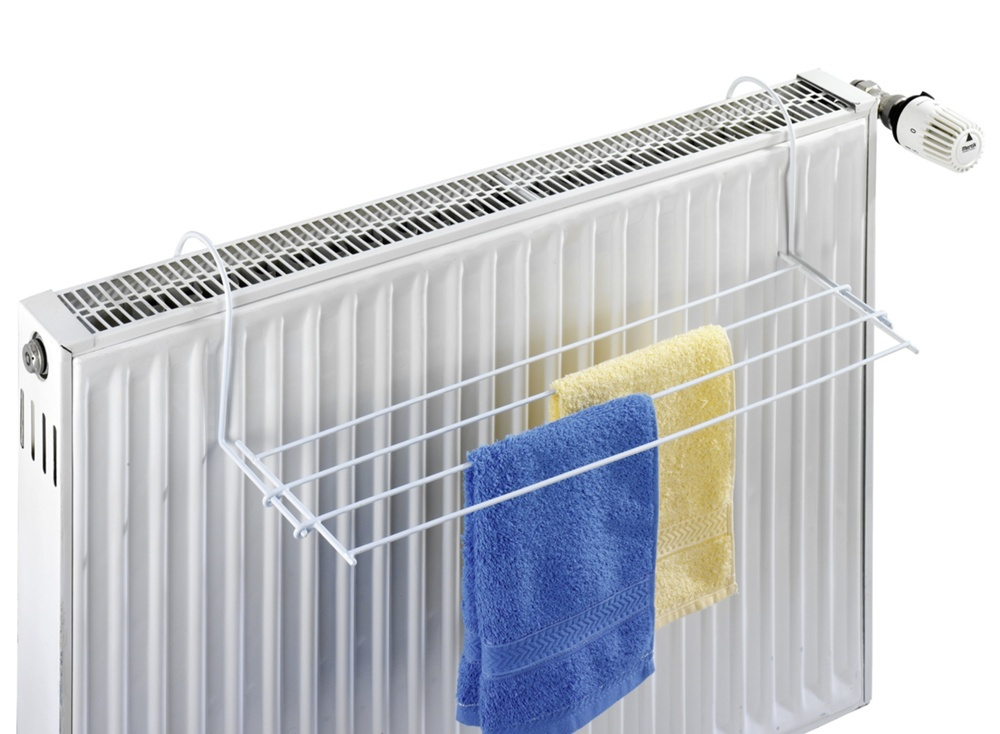 Drying rack for radiator, WÄSCHENTROCKNER, 59 x 16 cm, White in the group Storage / Laundry and care / Drying racks at SmartaSaker.se (42981)