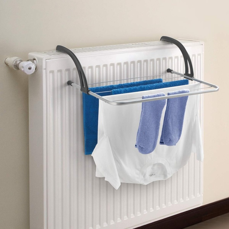 Drying rack, FAVONIO, 51 x 38 x H 17 cm, Silver / Black in the group Storage / Laundry and care / Drying racks at SmartaSaker.se (42984)