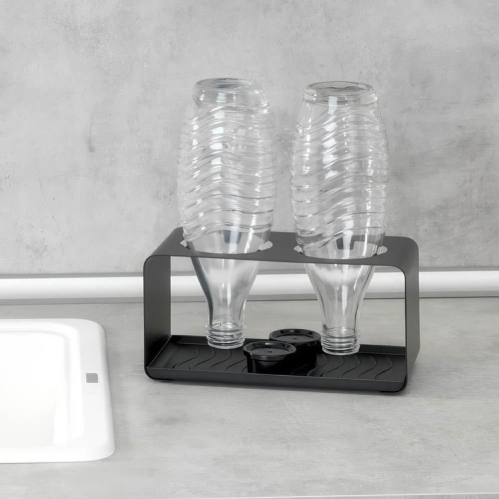 Bottle Drying Stand, WAVE, Black in the group Storage / Kitchen storage / Dish racks and sink accessories at SmartaSaker.se (42988)