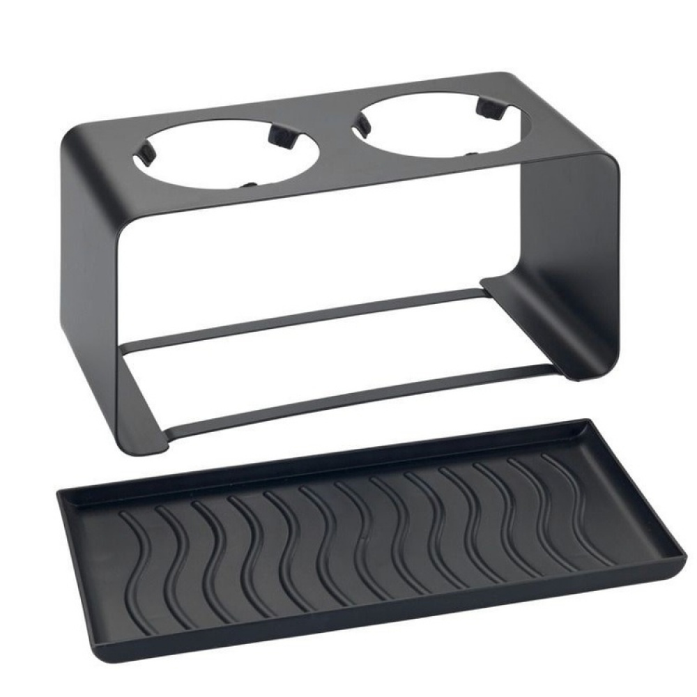 Bottle Drying Stand, WAVE, Black in the group Storage / Kitchen storage / Dish racks and sink accessories at SmartaSaker.se (42988)