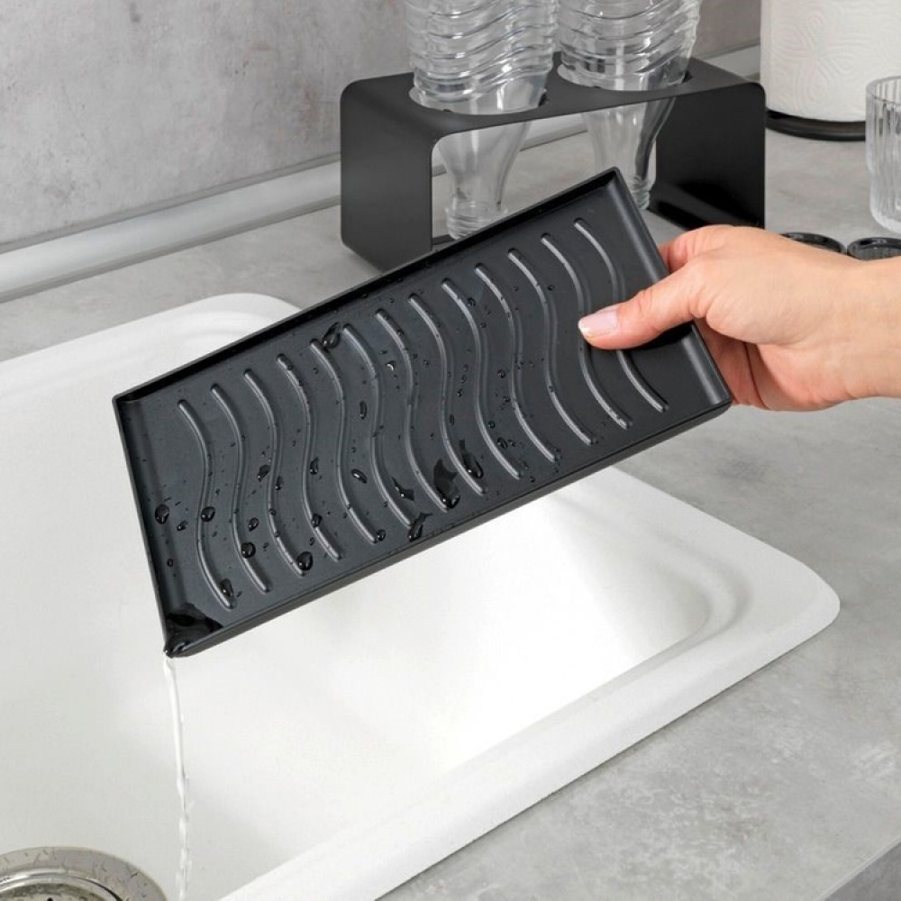 Bottle Drying Stand, WAVE, Black in the group Storage / Kitchen storage / Dish racks and sink accessories at SmartaSaker.se (42988)