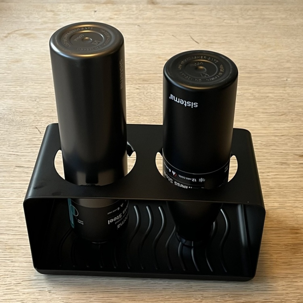 Bottle Drying Stand, WAVE, Black in the group Storage / Kitchen storage / Dish racks and sink accessories at SmartaSaker.se (42988)