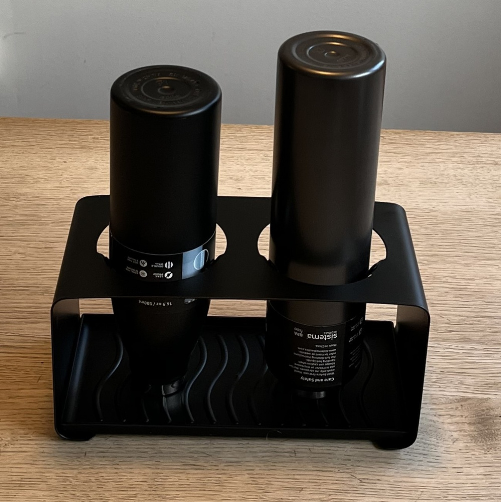 Bottle Drying Stand, WAVE, Black in the group Storage / Kitchen storage / Dish racks and sink accessories at SmartaSaker.se (42988)