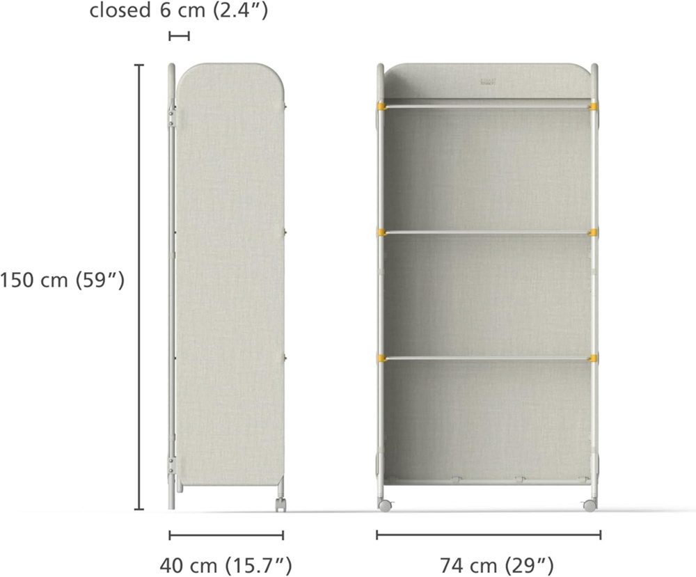 Laundry Drying Rack, ECLIPSE INDOOR AIRER, Joseph Joseph, Beige-grå in the group Storage / Laundry and care / Drying racks at SmartaSaker.se (42992)