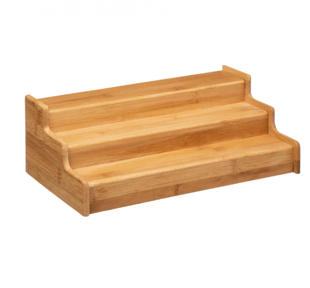 Expandable Shelf, STRETCH BAMBOO RACK, 31 till 50 cm, Nature in the group Storage / Kitchen storage / Kitchen cabinet organizers / Spice racks at SmartaSaker.se (42996)