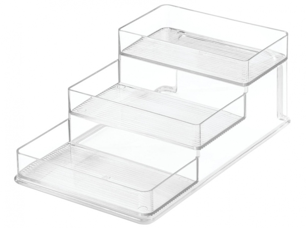Rack, 3-Tiered, STADIUM SLIM, 26 x 16 x H 10 cm, Transparent in the group Storage / Kitchen storage / Kitchen cabinet organizers at SmartaSaker.se (42999)