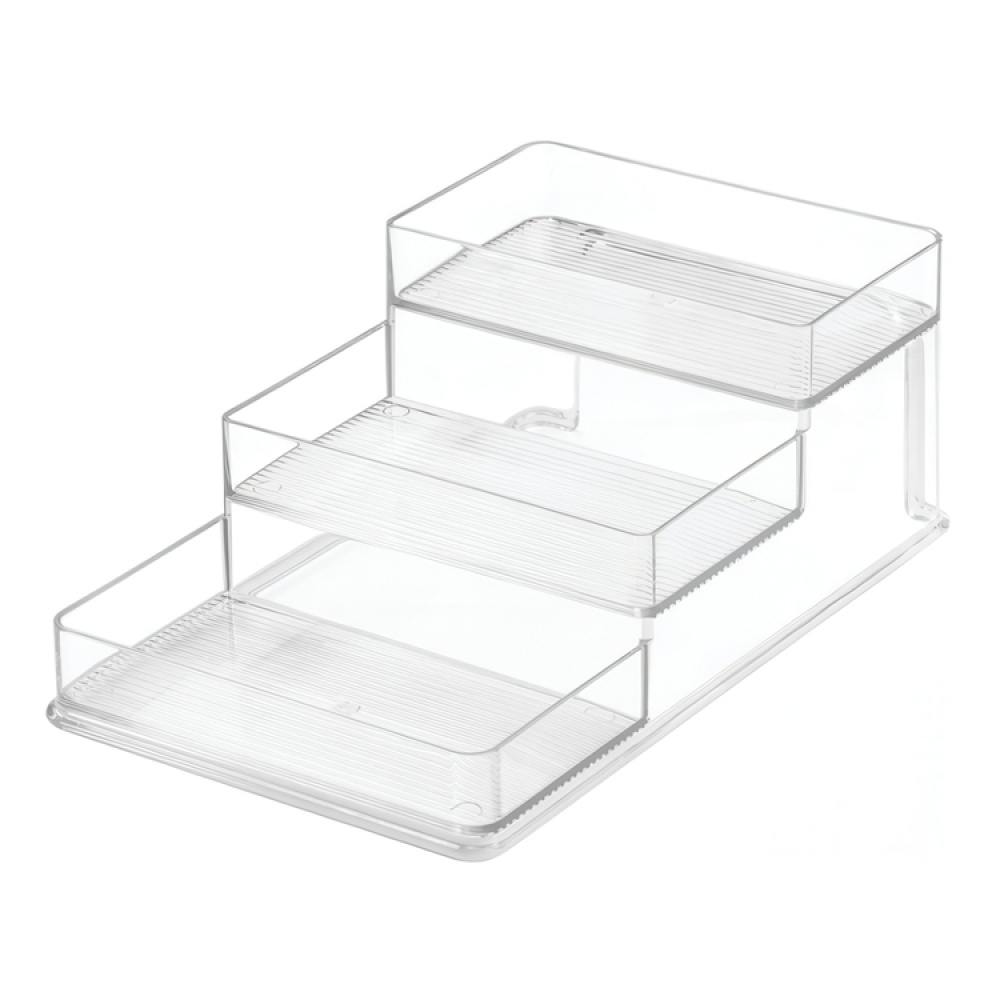 Rack, 3-Tiered, STADIUM SLIM, 26 x 16 x H 10 cm, Transparent in the group Storage / Kitchen storage / Kitchen cabinet organizers at SmartaSaker.se (42999)