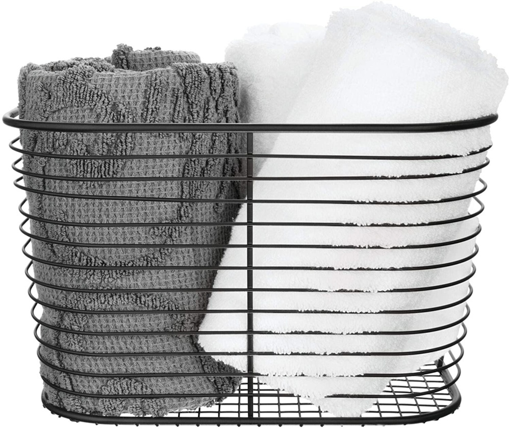 Wire basket, VIENNA LARGE, 24 x 19 x H 19 cm , Black in the group Storage / Cleaning and waste sorting / Cleaning baskets at SmartaSaker.se (43003)