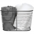 Wire basket, VIENNA LARGE, 24 x 19 x H 19 cm , Black Wire basket, VIENNA LARGE, 24 x 19 x H 19 cm , Black
