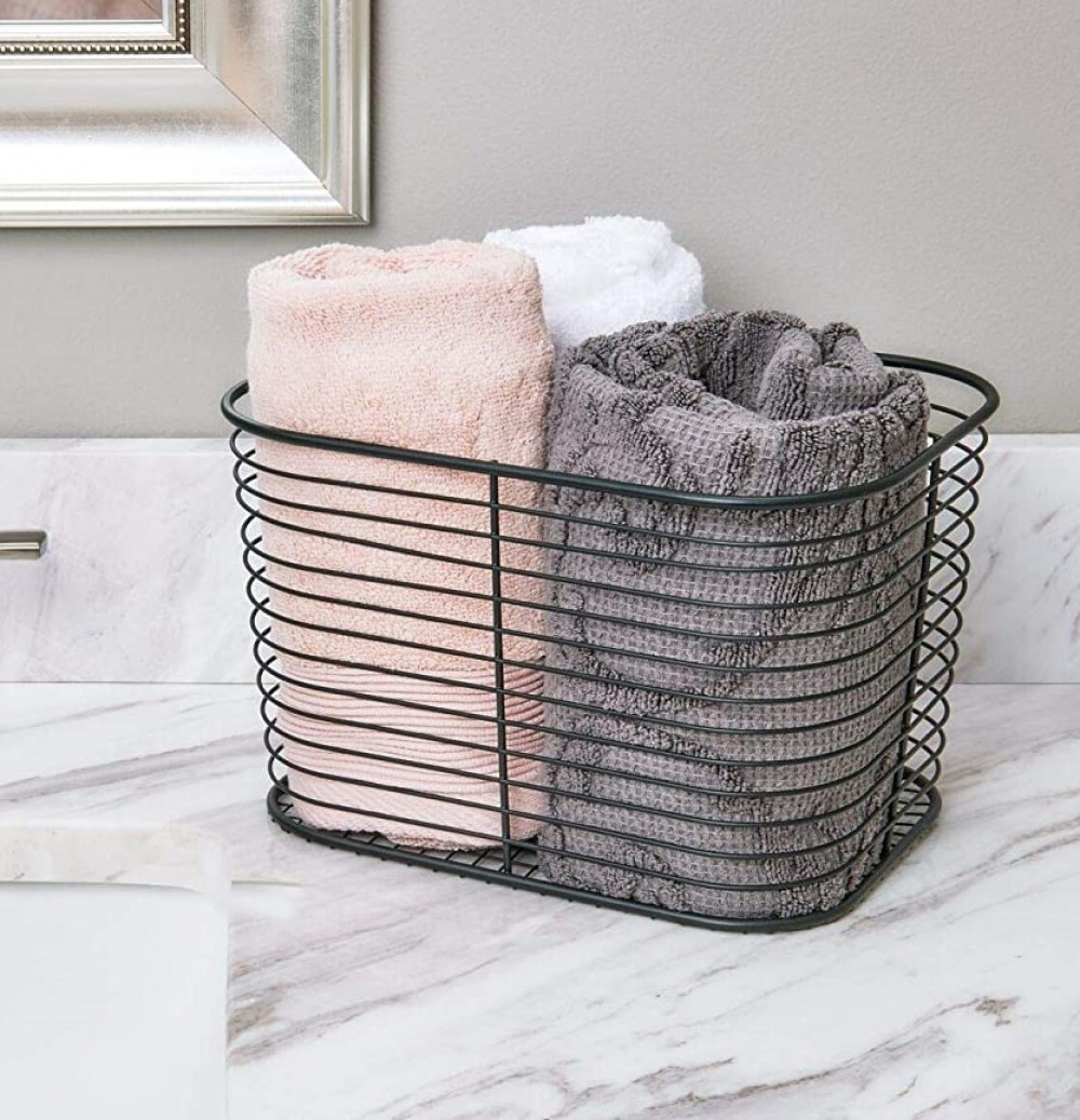 Wire basket, VIENNA LARGE, 24 x 19 x H 19 cm , Black in the group Storage / Cleaning and waste sorting / Cleaning baskets at SmartaSaker.se (43003)