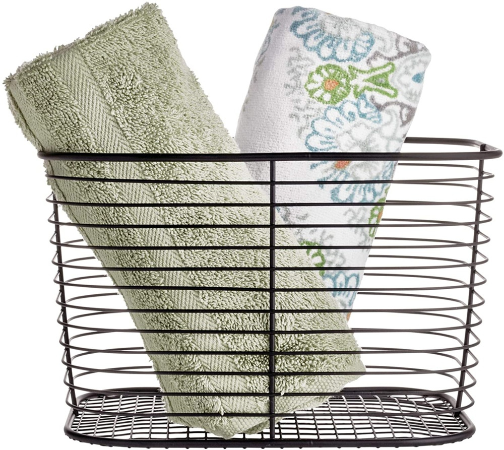 Wire basket, VIENNA LARGE, 24 x 19 x H 19 cm , Black in the group Storage / Cleaning and waste sorting / Cleaning baskets at SmartaSaker.se (43003)