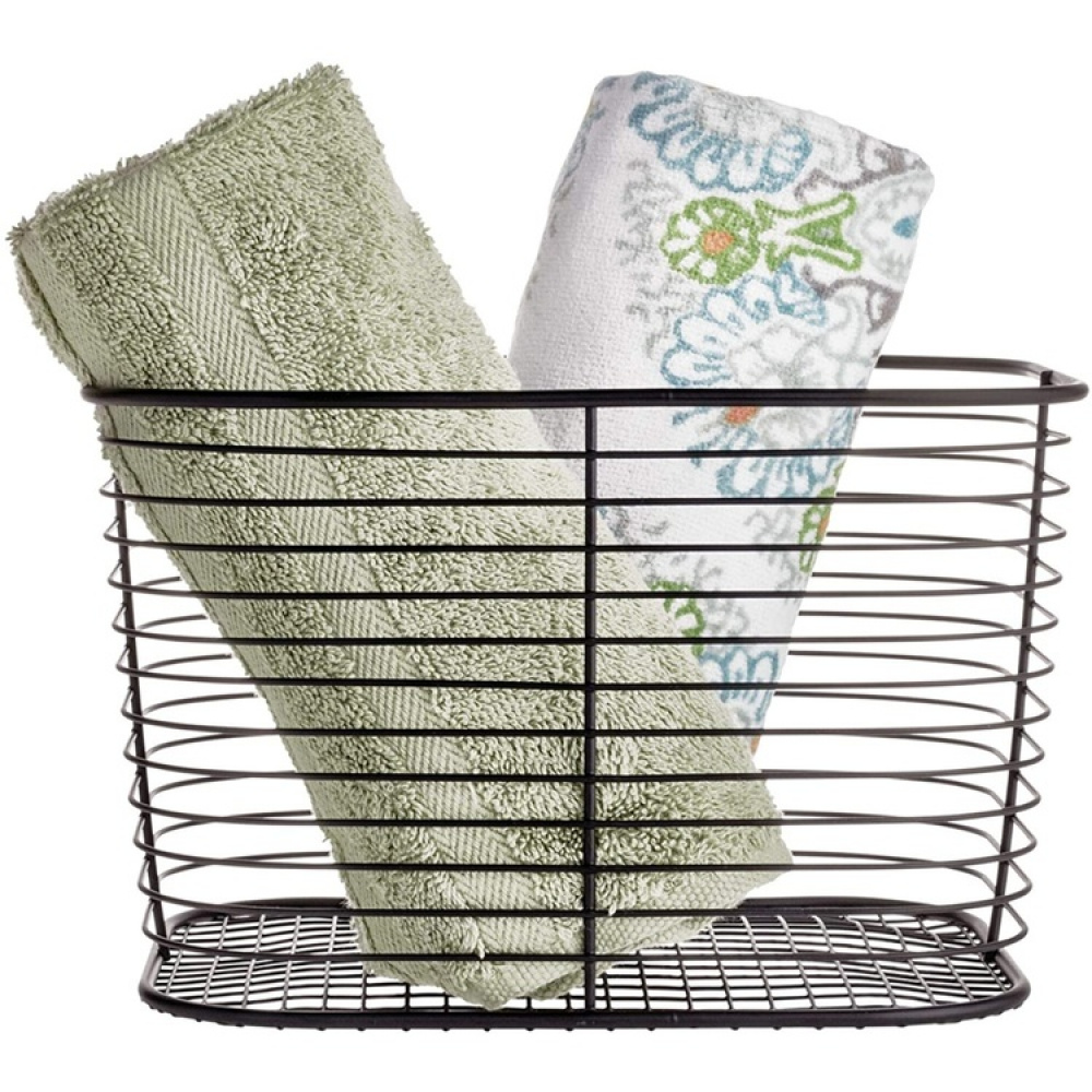 Wire basket, VIENNA LARGE, 24 x 19 x H 19 cm , Black in the group Storage / Cleaning and waste sorting / Cleaning baskets at SmartaSaker.se (43003)