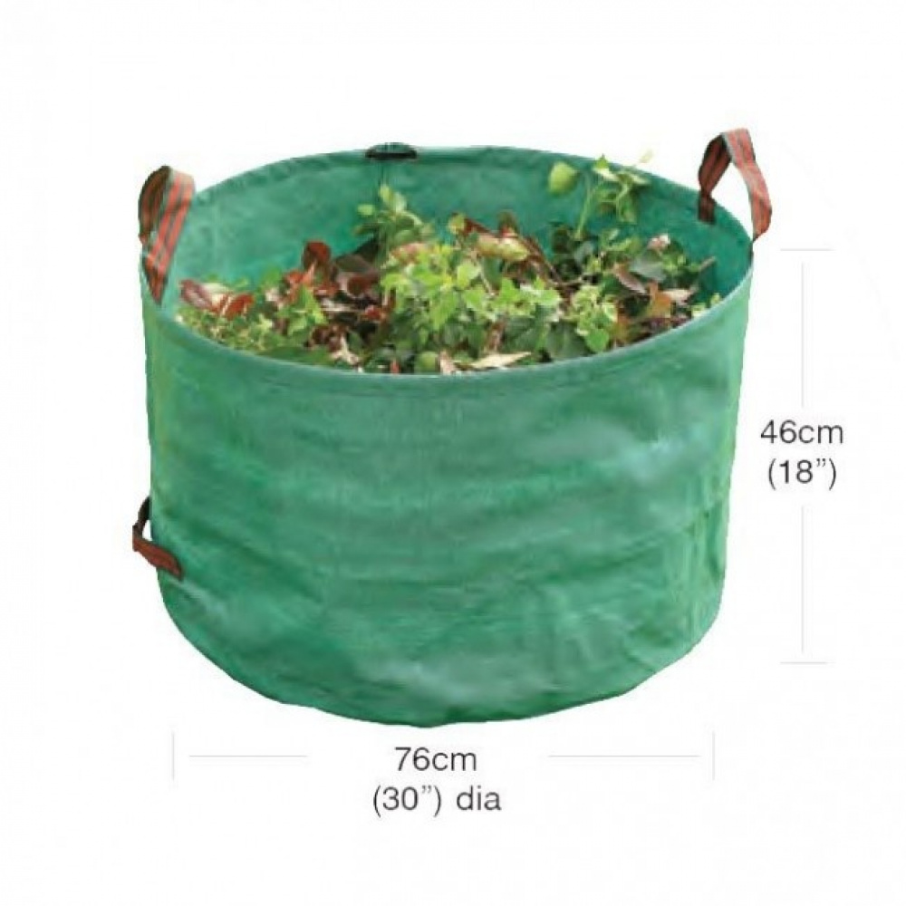 Garden Bag, HEAVY DUTY Garland, Large, Ø76 x H46cm, Green in the group Storage / Storage room and garage / Baskets and buckets at SmartaSaker.se (43006)