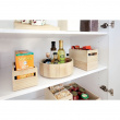Handeled Bin, Medium, PAULOWNIA ECO WOOD BOX M, 19 x 25,4 x H 15,2 cm, Natural Handeled Bin, Medium, PAULOWNIA ECO WOOD BOX M, 19 x 25,4 x H 15,2 cm, Natural