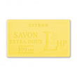 Soap with Lemon, 100 g, SAVON DE MARSEILLE CITRON, 8,5 x 5 x H 2,5 cm, Yellow Soap with Lemon, 100 g, SAVON DE MARSEILLE CITRON, 8,5 x 5 x H 2,5 cm, Yellow