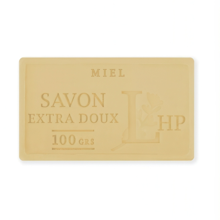 Soap with Honey scent, 100 g, SAVON DE MARSEILLE MIEL, 8,5 x 5 x H 2,5 cm, Beige in the group at SmartaSaker.se (43033)