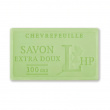 Soap with Honeysuckle, 100 g, SAVON DE MARSEILLE CHÈVREFEUILLE, 8,5 x 5 x H 2,5 cm, Light Green Soap with Honeysuckle, 100 g, SAVON DE MARSEILLE CHÈVREFEUILLE, 8,5 x 5 x H 2,5 cm, Light Green