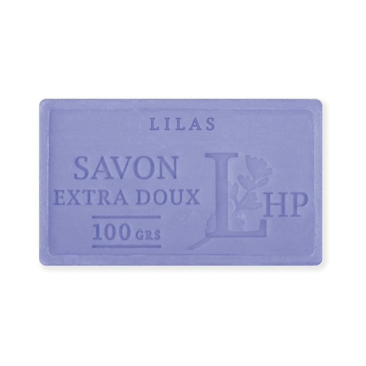 Soap with scent of Lily, 100 g, SAVON DE MARSEILLE LILAS, 8,5 x 5 x H 2,5 cm, Purple in the group at SmartaSaker.se (43035)