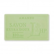 Soap with Almond, 100 g, SAVON DE MARSEILLE AMANDE, 8,5 x 5 x H 2,5 cm, Light Green Soap with Almond, 100 g, SAVON DE MARSEILLE AMANDE, 8,5 x 5 x H 2,5 cm, Light Green