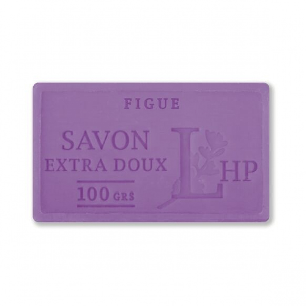 Soap with Fig, 100 g, SAVON DE MARSEILLE FIGUE, 8,5 x 5 x H 2,5 cm, Purple in the group at SmartaSaker.se (43043)