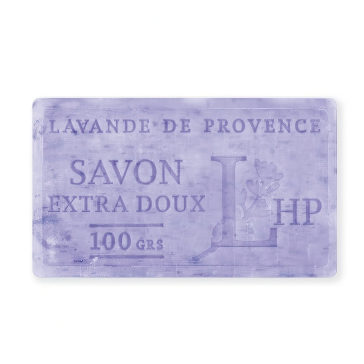 Soap with Lavender, 100,g, SAVON LAVANDE FLEURS, 8,5 x 5 x H 2,5 cm, Purple in the group at SmartaSaker.se (43045)