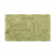 Soap with Olive Leaves, 100 g, SAVON DE MARSEILLE FEUILLES, 8,5 x 5 x H 2,5 cm, Olive Green Soap with Olive Leaves, 100 g, SAVON DE MARSEILLE FEUILLES, 8,5 x 5 x H 2,5 cm, Olive Green