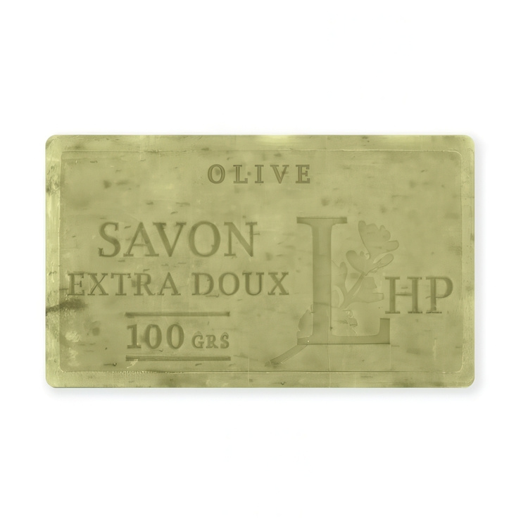 Soap with Olive Leaves, 100 g, SAVON DE MARSEILLE FEUILLES, 8,5 x 5 x H 2,5 cm, Olive Green in the group at SmartaSaker.se (43051)