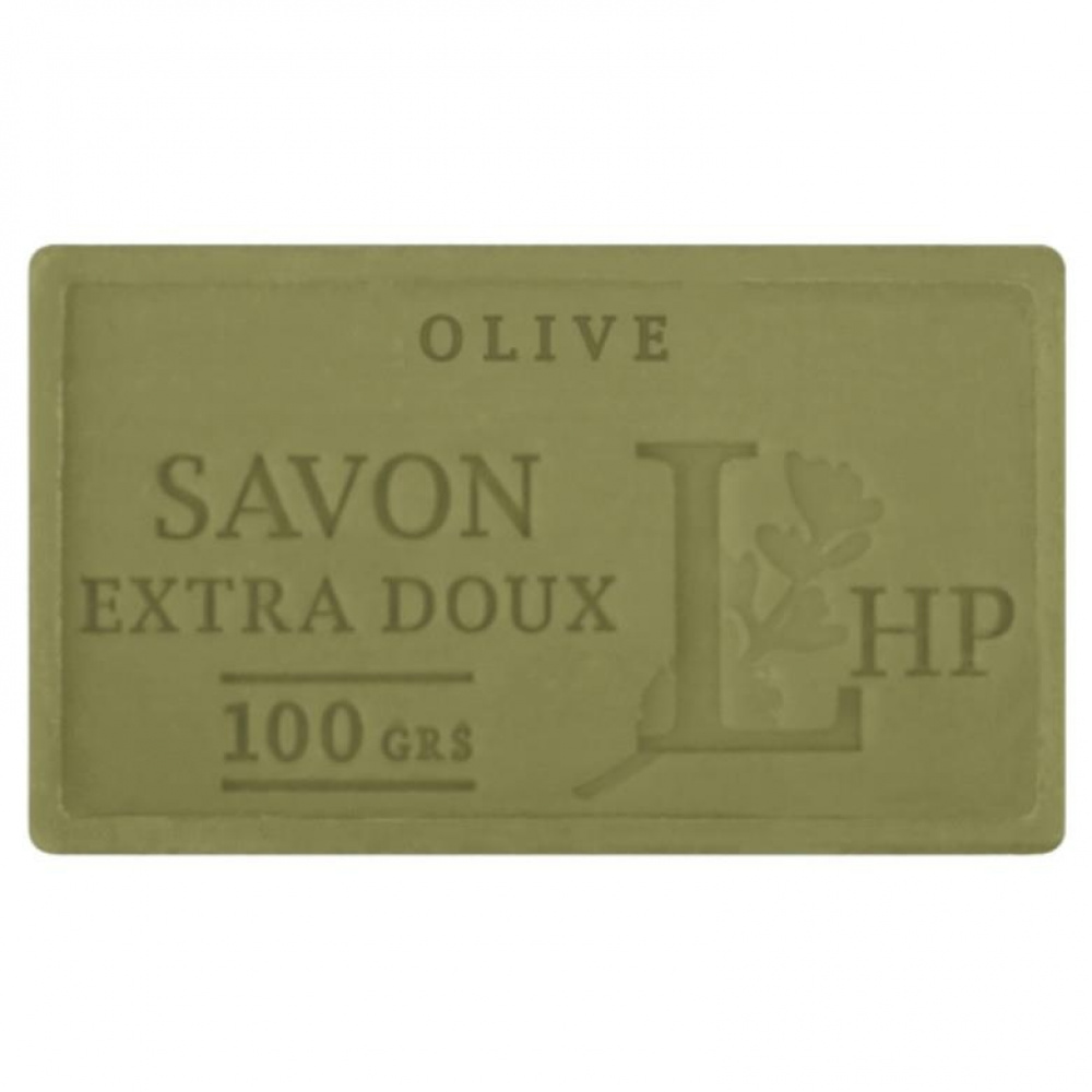 Soap with Olive oil, 100 g, SAVON DE MARSEILLE HUILE D\'OLIVE, 8,5 x 5 x H 2,5 cm, Olive Green in the group at SmartaSaker.se (43053)
