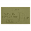 Soap with Olive oil, 100 g, SAVON DE MARSEILLE HUILE D\'OLIVE, 8,5 x 5 x H 2,5 cm, Olive Green Soap with Olive oil, 100 g, SAVON DE MARSEILLE HUILE D\'OLIVE, 8,5 x 5 x H 2,5 cm, Olive Green