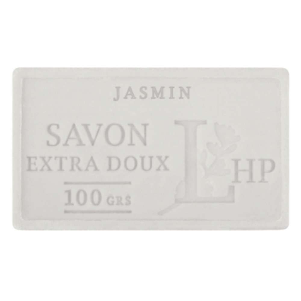 Soap scented with jasmine., 100 g, SAVON DE MARSEILLE JASMIN, 8,5 x 5 x H 2,5 cm, OffWhite in the group at SmartaSaker.se (43059)