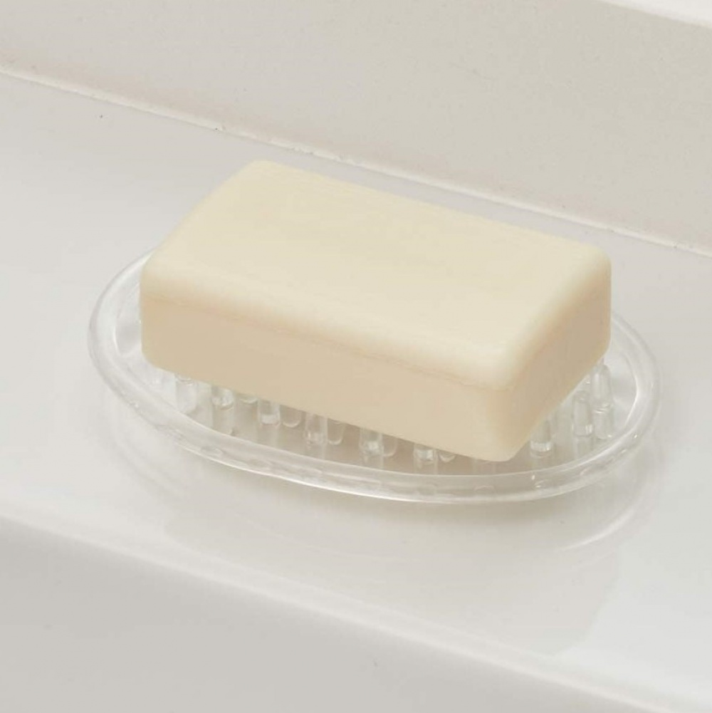 Soap tray, Self Draining, SOAP SAVER, Clear in the group Storage / Bathroom storage at SmartaSaker.se (43061)