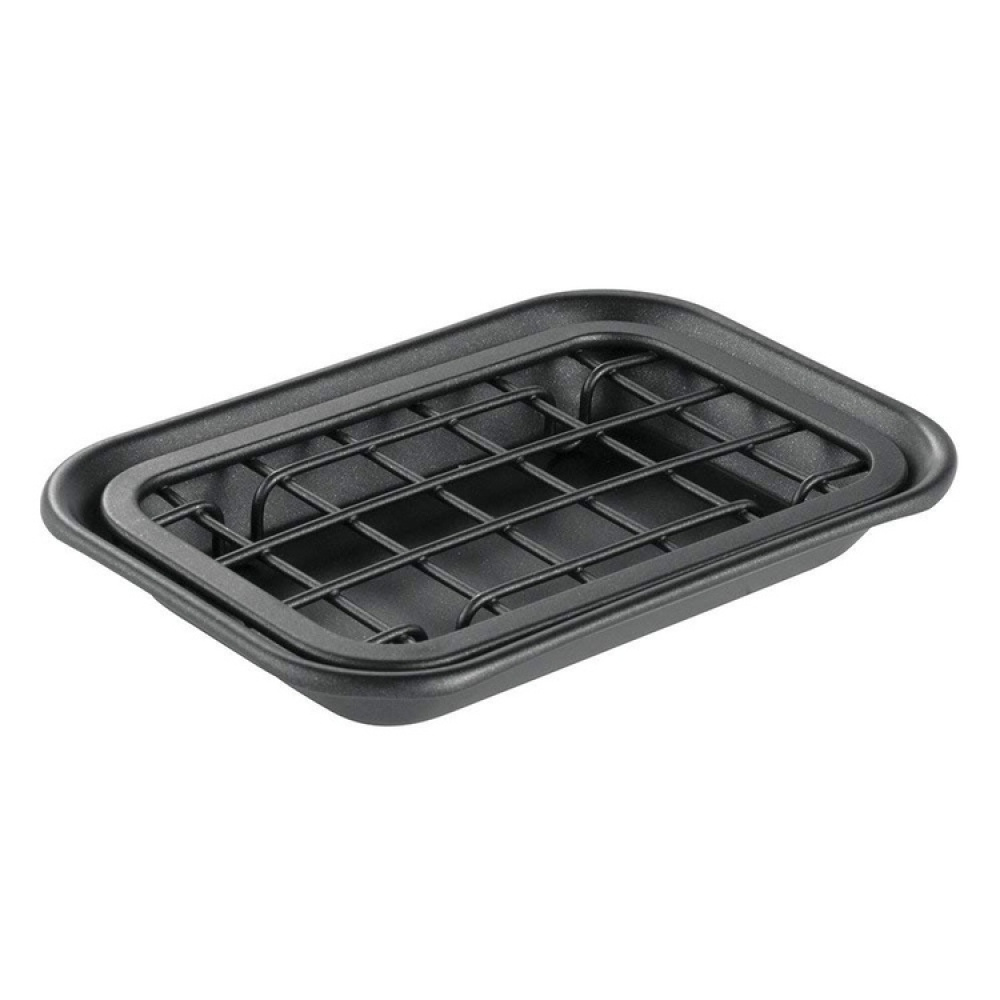 Soap cup, Self Draining, GIA SOAP DISH, 14,5 x 10 x H 2 cm, Matte black in the group Storage / Bathroom storage at SmartaSaker.se (43064)