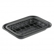 Soap cup, Self Draining, GIA SOAP DISH, 14,5 x 10 x H 2 cm, Matte black Soap cup, Self Draining, GIA SOAP DISH, 14,5 x 10 x H 2 cm, Matte black