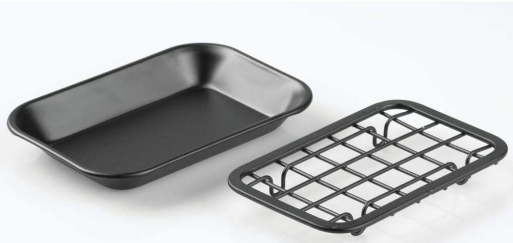 Soap cup, Self Draining, GIA SOAP DISH, 14,5 x 10 x H 2 cm, Matte black in the group Storage / Bathroom storage at SmartaSaker.se (43064)