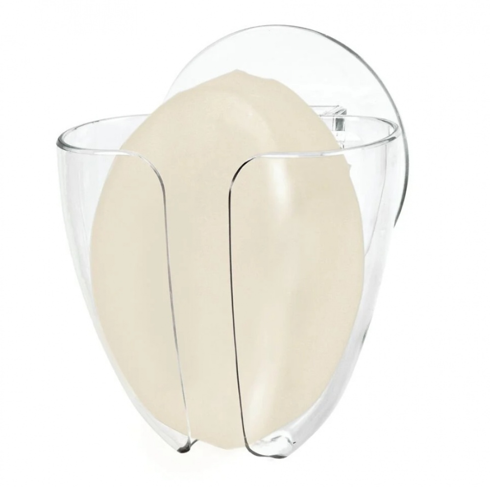 Soap tray with suction cup, SOAP HOLSTER, Clear in the group Storage / Bathroom storage at SmartaSaker.se (43068)