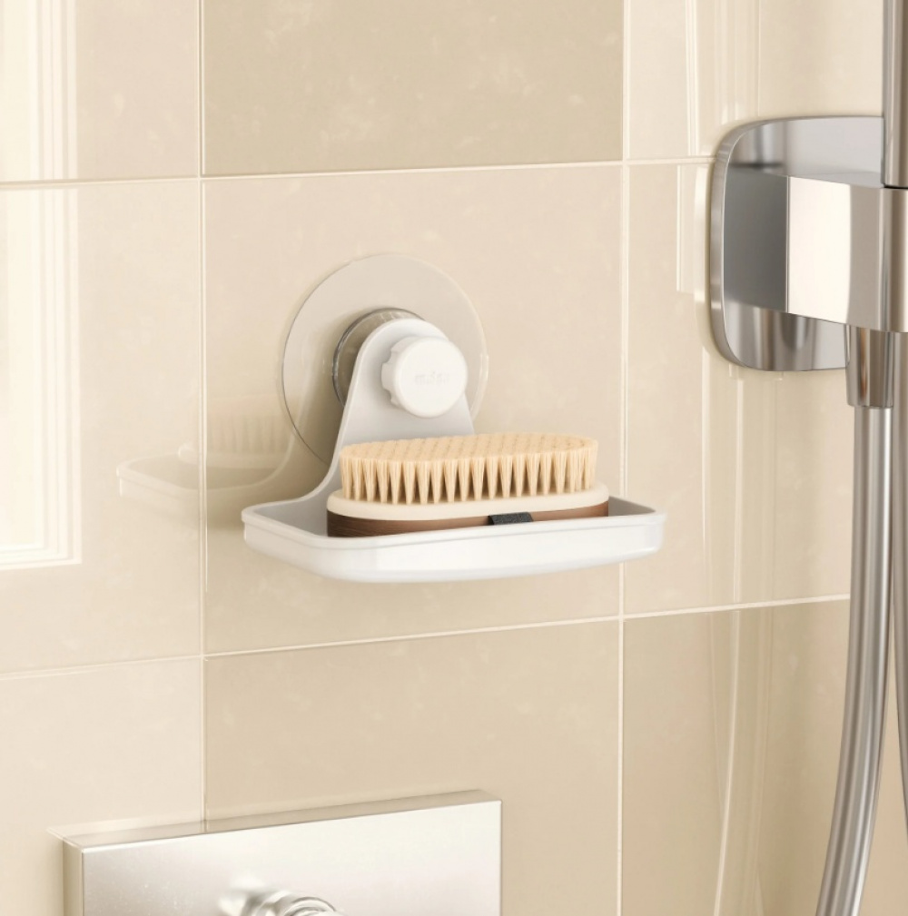 Soap tray UMBRA FLEX ADHESIVE, White in the group Storage / Bathroom storage at SmartaSaker.se (43073)